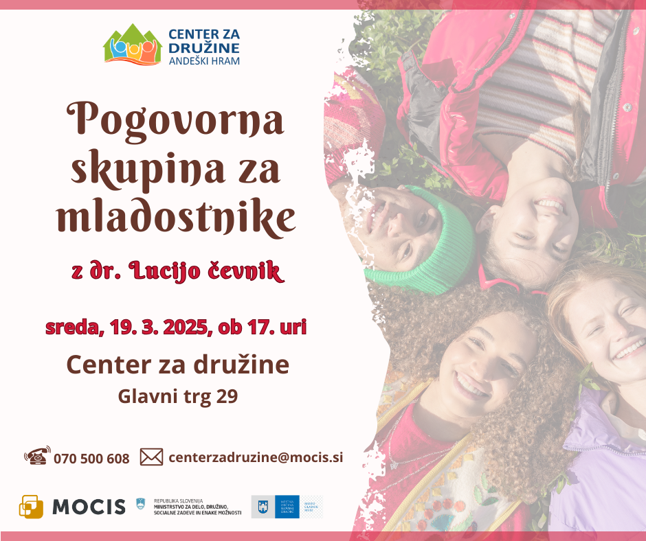 Slika pogovorna skupina za mladostnike